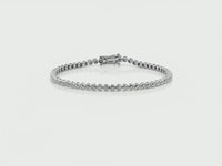 18ct White Gold 2.00ct Lab Grown Diamond Tennis Bracelet