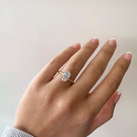 The Cara | 1.83ct Oval Lab Grown Diamond Engagement Ring