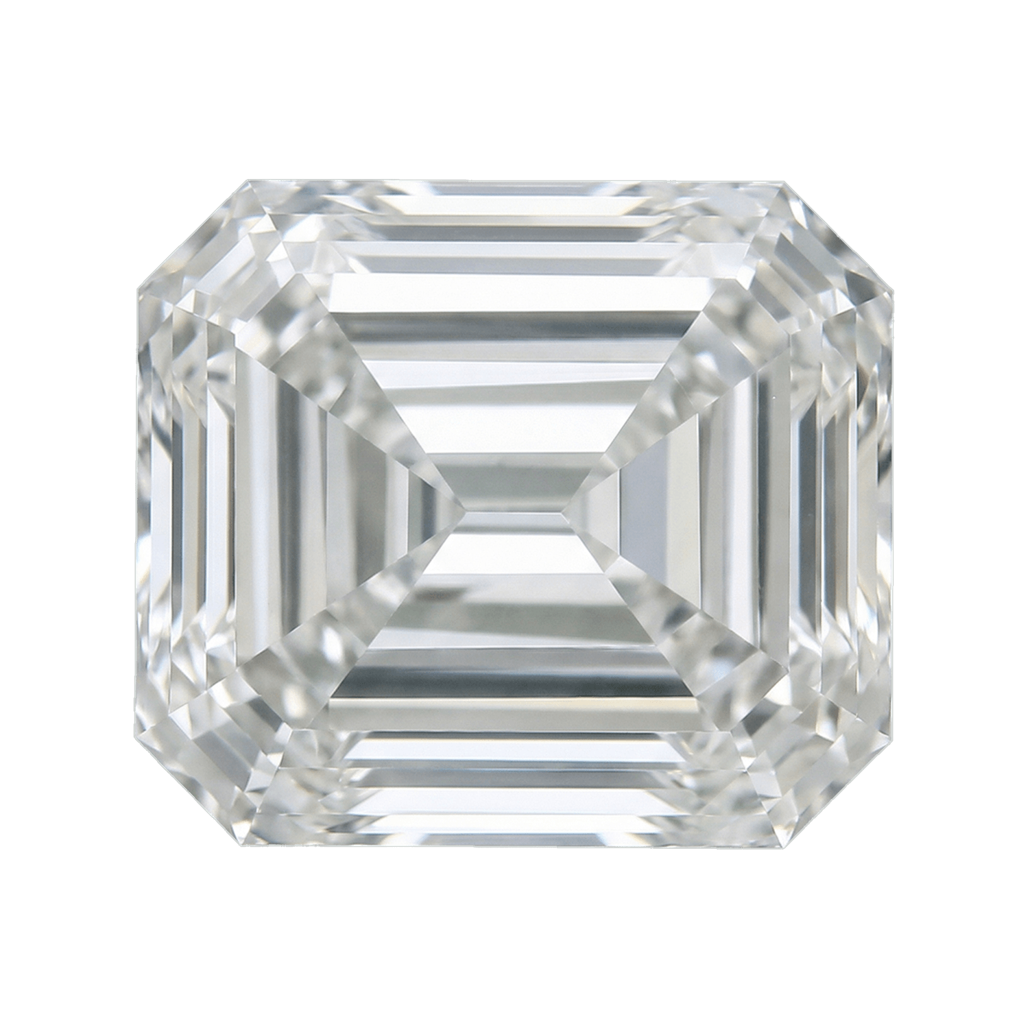 Emerald cut diamond