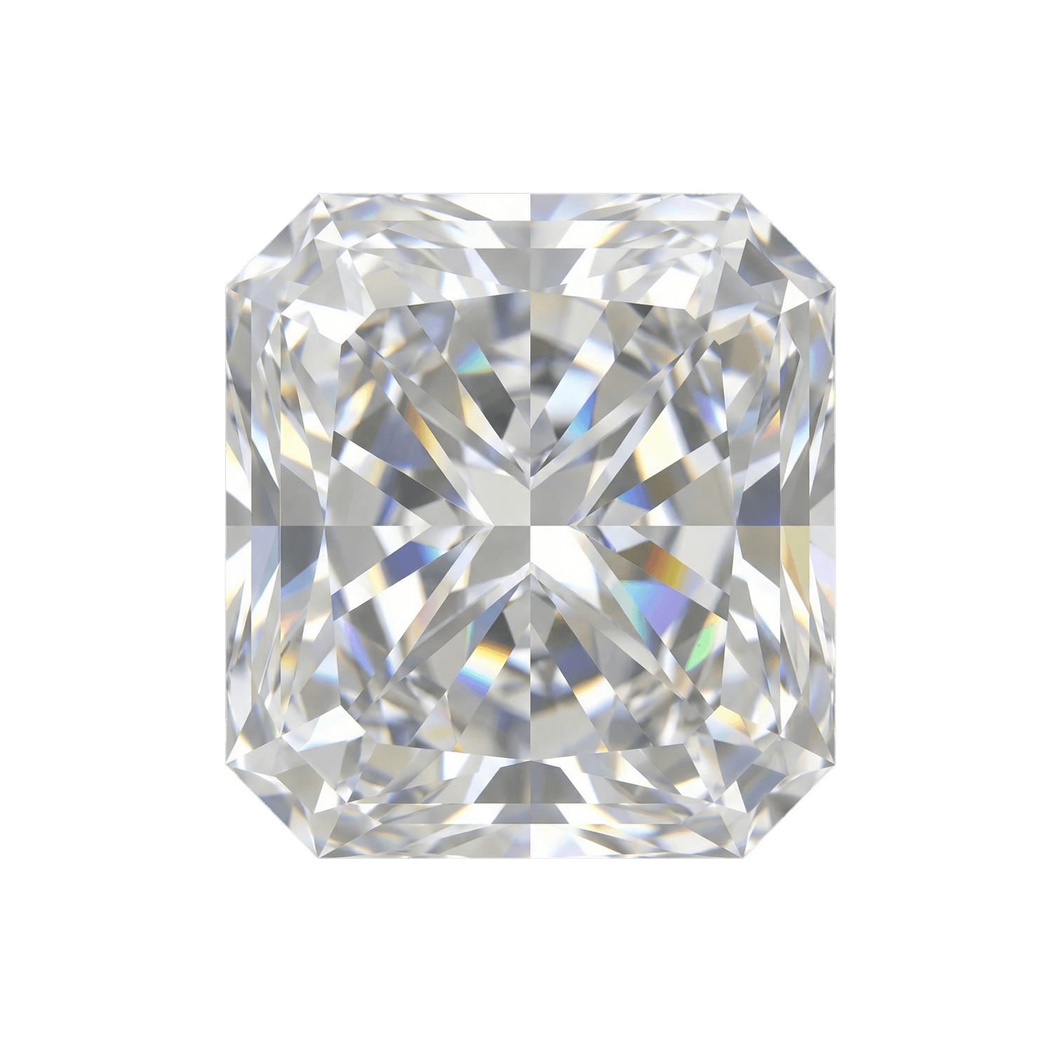 Radiant cut diamond